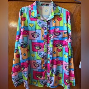 Colorful Patterned Kids Shirt